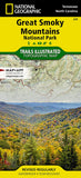 Great Smoky Mountains National Park Trails Illustrated Map