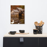 Mabry Mill in Autumn Canvas Print