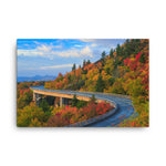Autumn Over Lynn Cove Viaduct Canvas Print