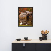 Mabry Mill in Autumn Poster