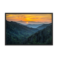 Blue Ridge Mountains Sunset Poster