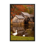 Mabry Mill in Autumn Poster