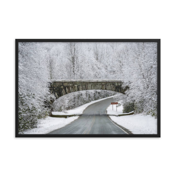 Snow on the Parkway Poster