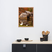 Mabry Mill in Autumn Poster