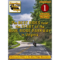 Motorcycle Ride Maps: The Southern Appalachian Series (9 Map Pack)