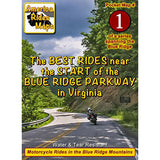 Motorcycle Ride Maps: The Blue Ridge Parkway Series (6 Map Pack)