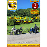 Motorcycle Ride Maps: The Blue Ridge Parkway Series (6 Map Pack)
