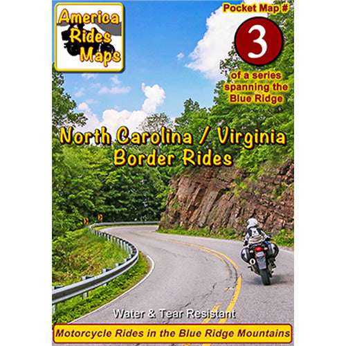 Blue Ridge Motorcycle Map Motorcycle Ride Maps: The Blue Ridge Parkway Series (6 Map Pack ...