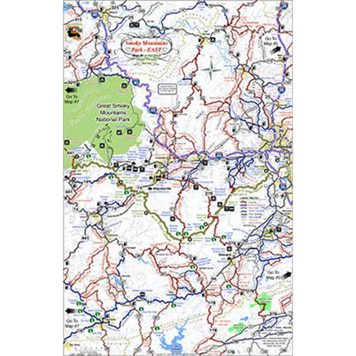 Map #6 -- Best Motorcycle Rides near Smoky Mountains Park - EAST ...