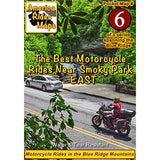 Motorcycle Ride Maps: The Blue Ridge Parkway Series (6 Map Pack)