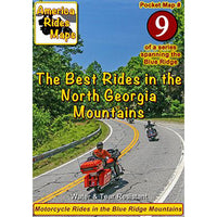 Motorcycle Ride Maps: The Southern Appalachian Series (9 Map Pack)