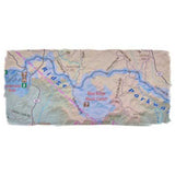 Detailed Guidemap to the Blue Ridge Parkway: Central Section